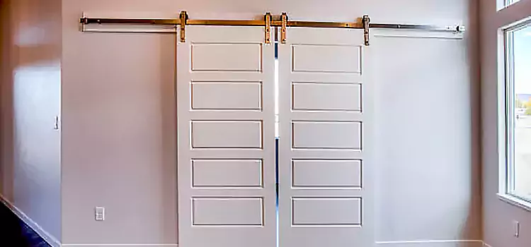 Glass Barn Door with Installation Hardware Kit North Massapequa